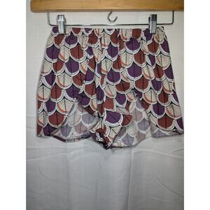 Mamie Ruth Womens Shorts Sz XS Sea Shells Mermaid Scales Fairy Festival